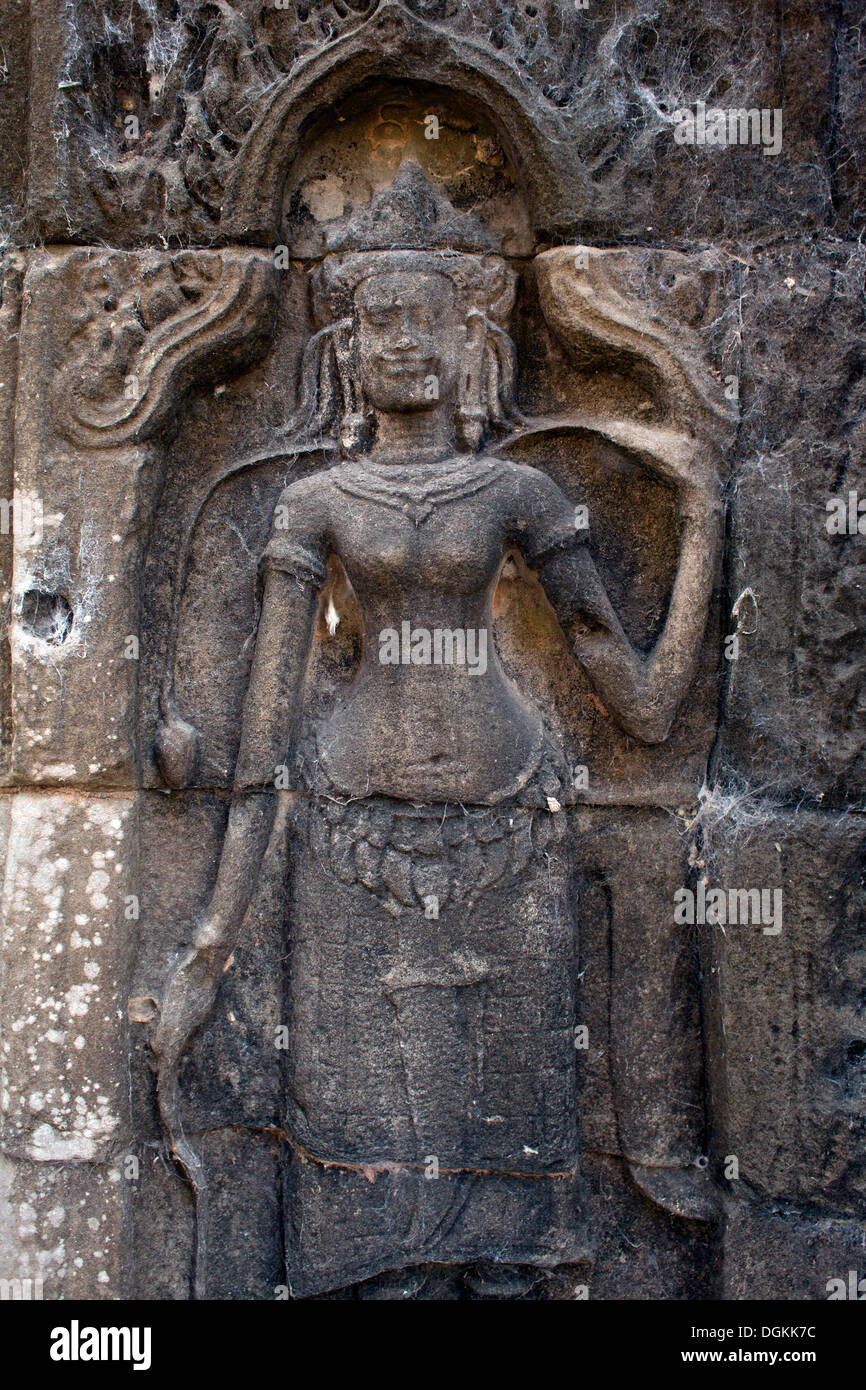 Les anciennes ruines à Banteay Chhmar près de Battambang, Cambodge. Photos © Dennis Drenner 2013. Banque D'Images