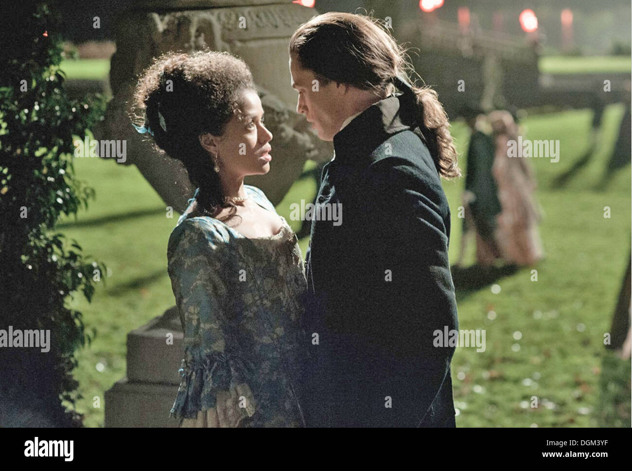 BELLE 2014 Fox Searchlight film avec Gugu Mbatha-Raw et Sam Reid Banque D'Images