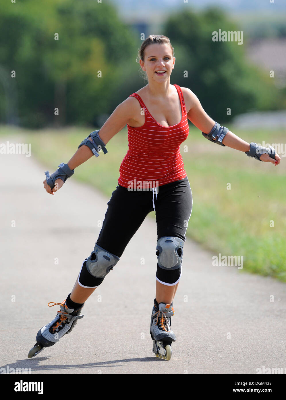 Roller Girl Banque D'Images