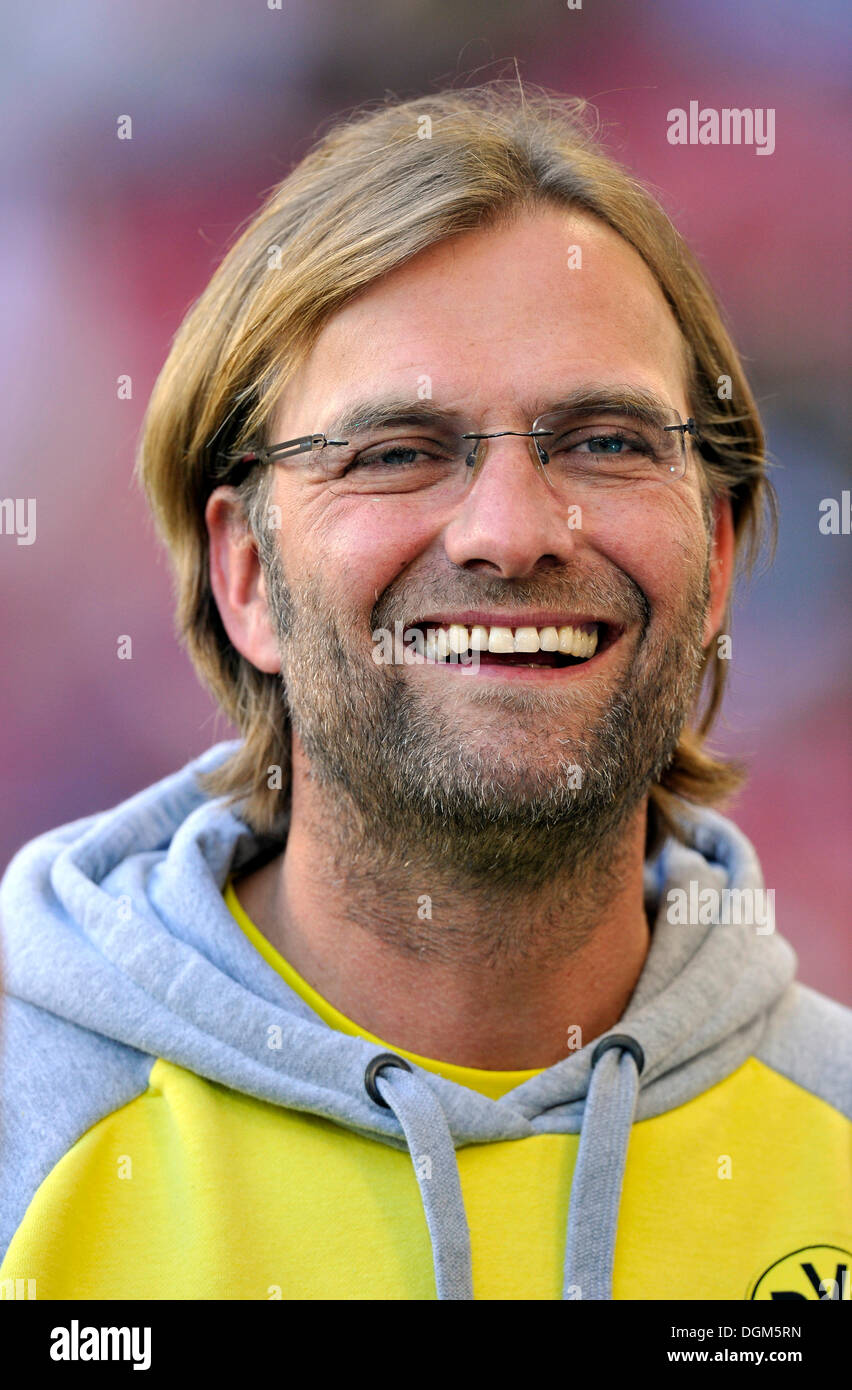 Portrait de Borussia Dortmund manager Juergen Klopp, Mercedes-Benz Arena, Stuttgart, Bade-Wurtemberg Banque D'Images