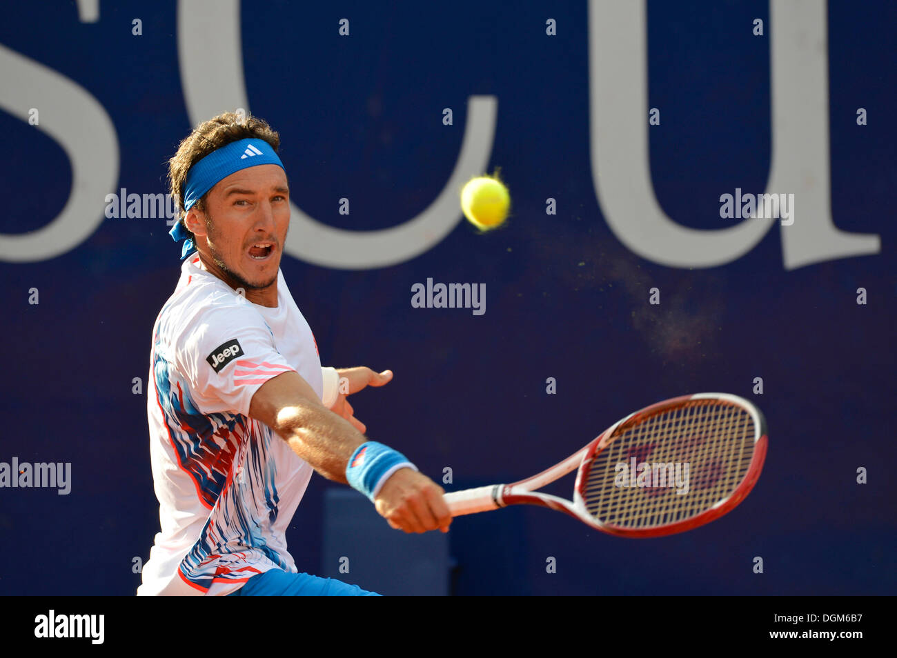 Juan Monaco, ARG, deuxième à Stuttgart l'ATP, tennis, Mercedes Cup 2012 - Weissenhof, Stuttgart, Bade-Wurtemberg Banque D'Images