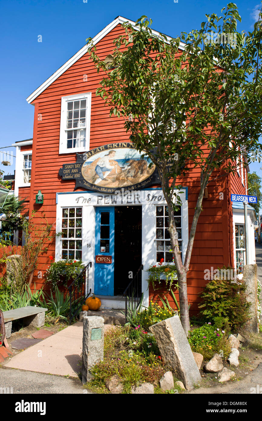 Shop à Rockport, Massachusetts, New England, usa Banque D'Images