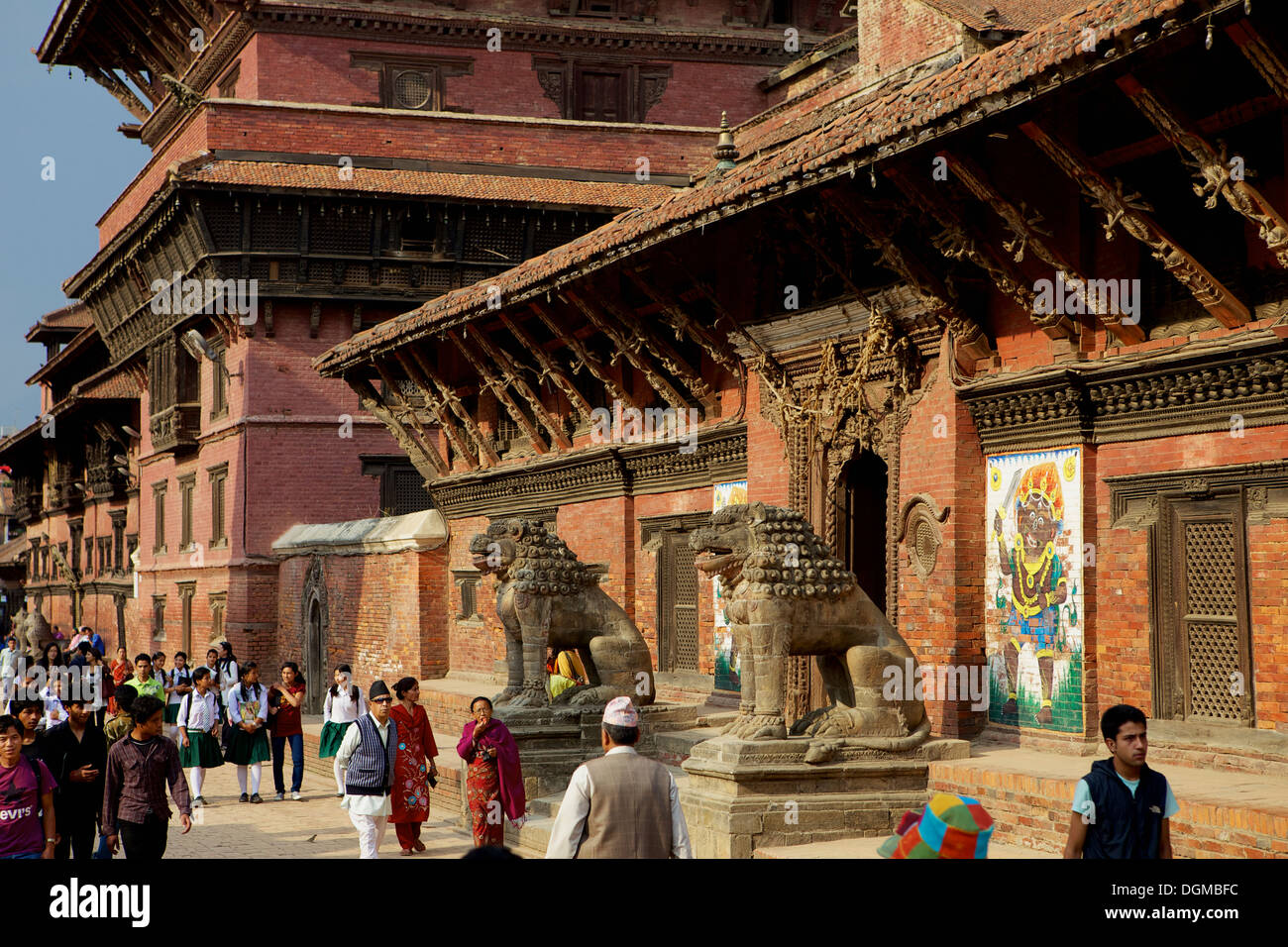 Musée de Patan Patan Durbar Square Kathmandou, Népal, Asie Banque D'Images