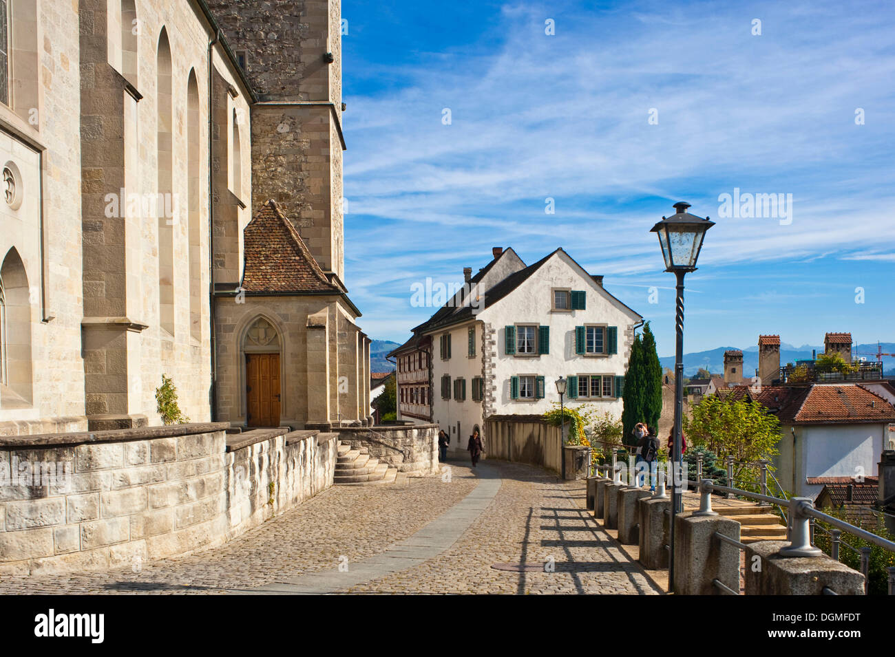 Église paroissiale église Stadtpfarrkirche, Rapperswil, Sankt Gallen, Suisse, Europe Banque D'Images