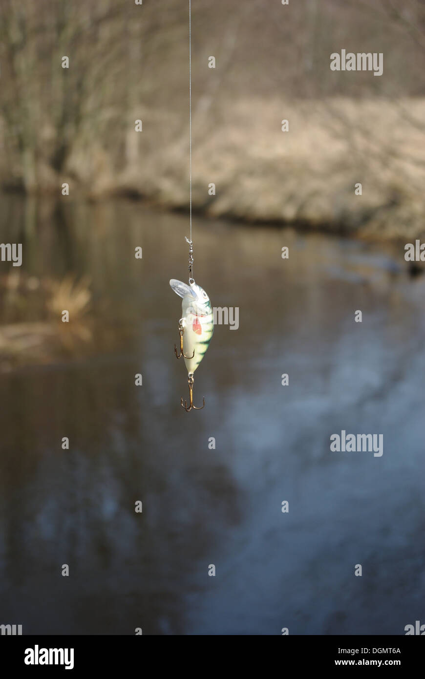 Pour une pêche peu wobbler poissons prédateurs Banque D'Images