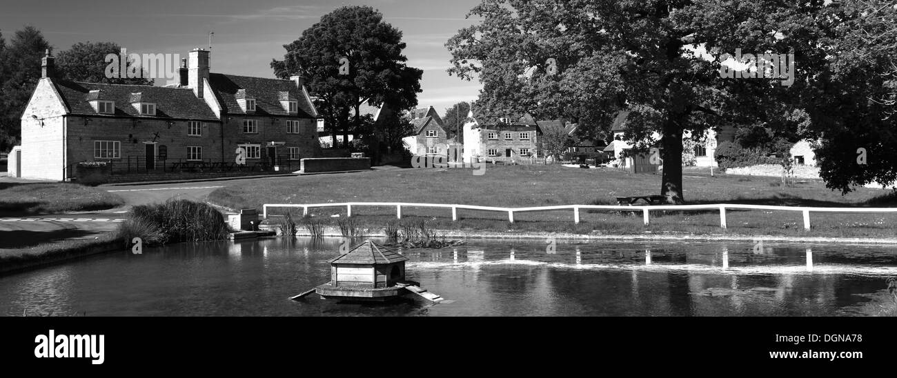 Vue d'été plus Barrowden, village du comté de Rutland, England, UK Banque D'Images