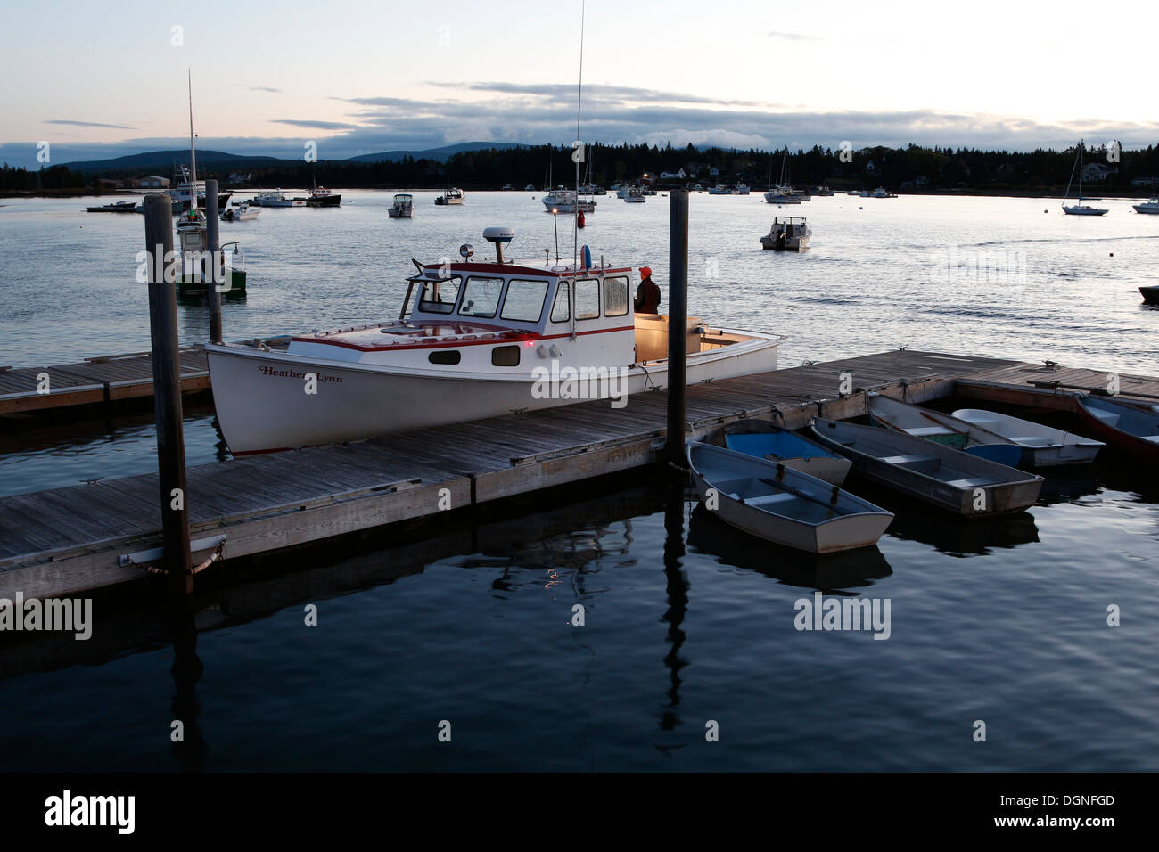 Bass Harbor, Maine Banque D'Images