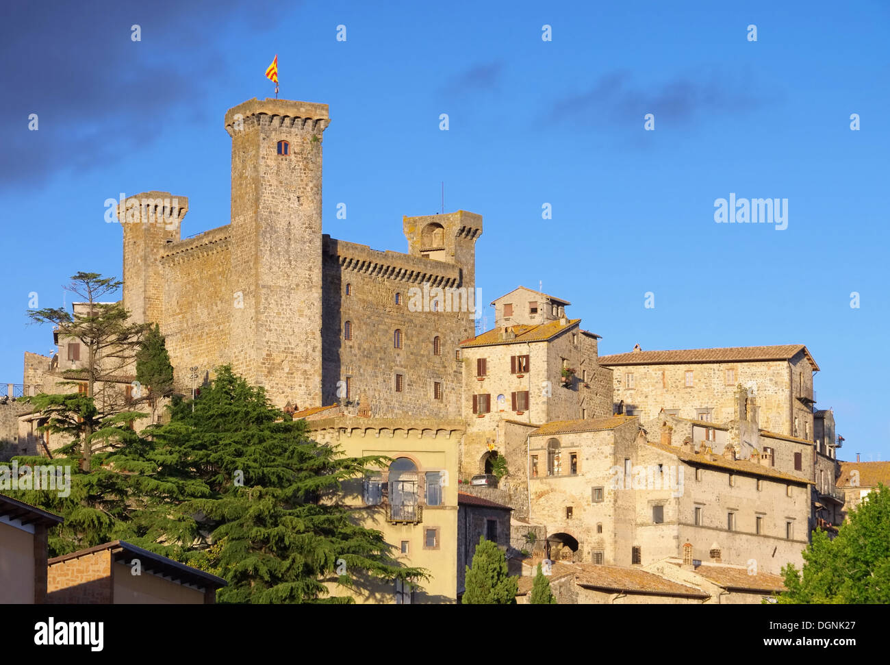 Bolsena Burg - Bolsena château 07 Banque D'Images