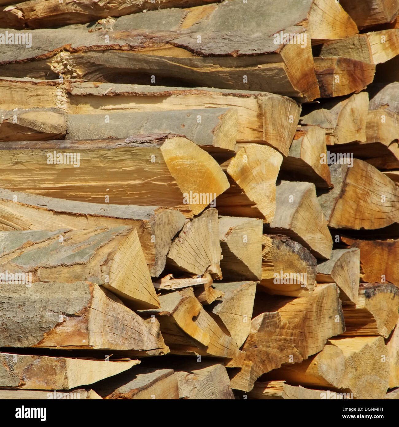 Holzstapel - pile de bois 41 Banque D'Images