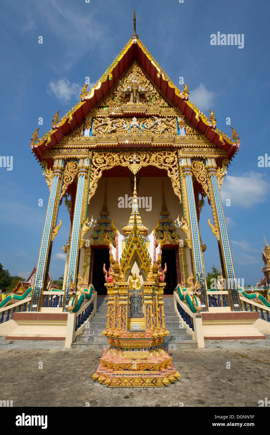 Temple de Bo Phut, l'île de Ko Samui, Thaïlande, Asie Banque D'Images