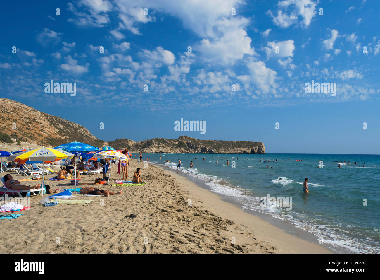 Plage de sable de Patara, côte sud, Turquie Banque D'Images