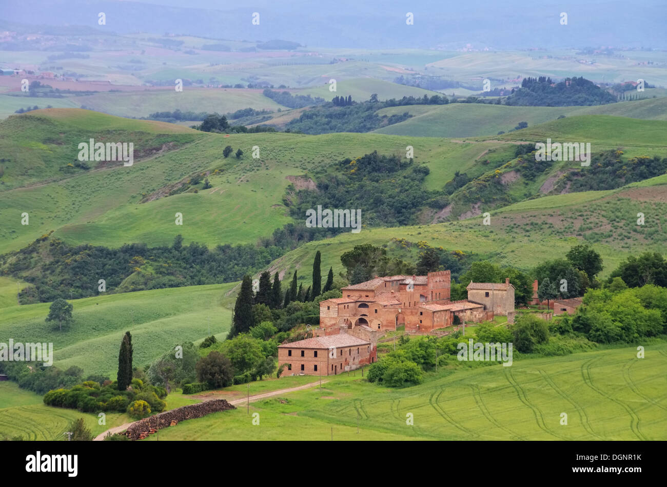 Toskana Dorf - Toscane village 05 Banque D'Images