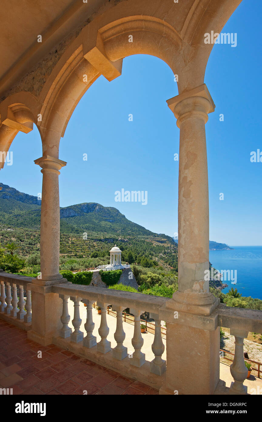 Son Marroig, Serra de Tramuntana, à Majorque, Îles Baléares, Espagne Banque D'Images