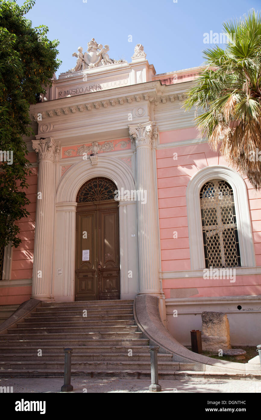 Musée d'archéologie à Castello Trimestre à Cagliari - Sardaigne Banque D'Images