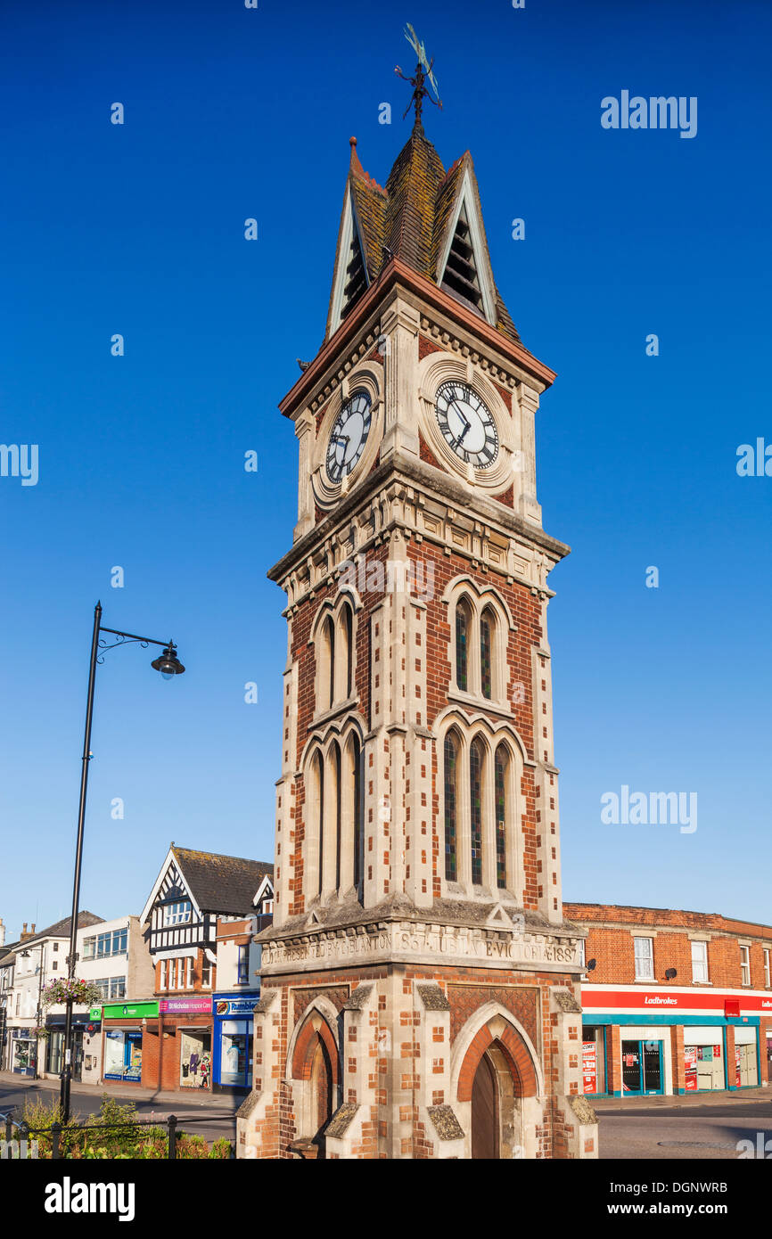 L'Angleterre, l'East Anglia, Suffolk, Newmarket, la Tour de l'horloge Banque D'Images