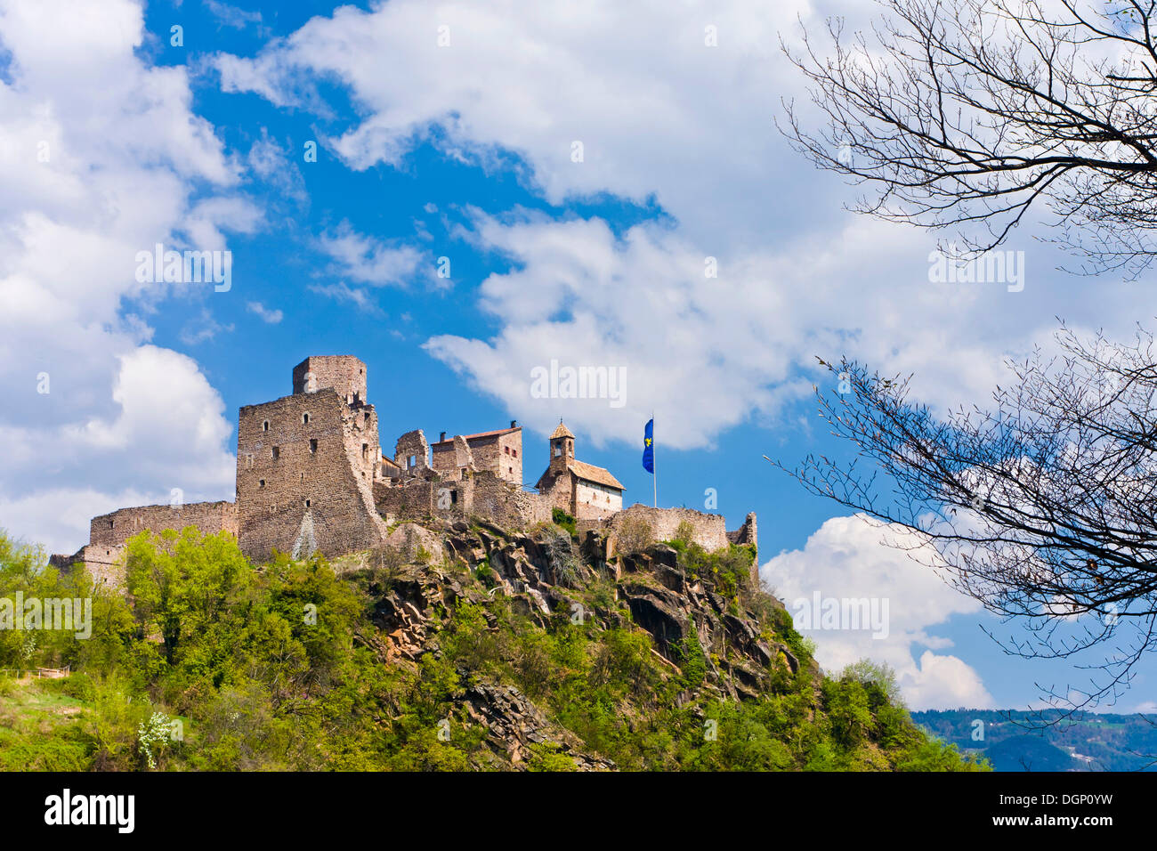 Hocheppan château, Château, Eppan sur la Route des Vins, Trentino-Alto Adige, Italie, Europe Banque D'Images