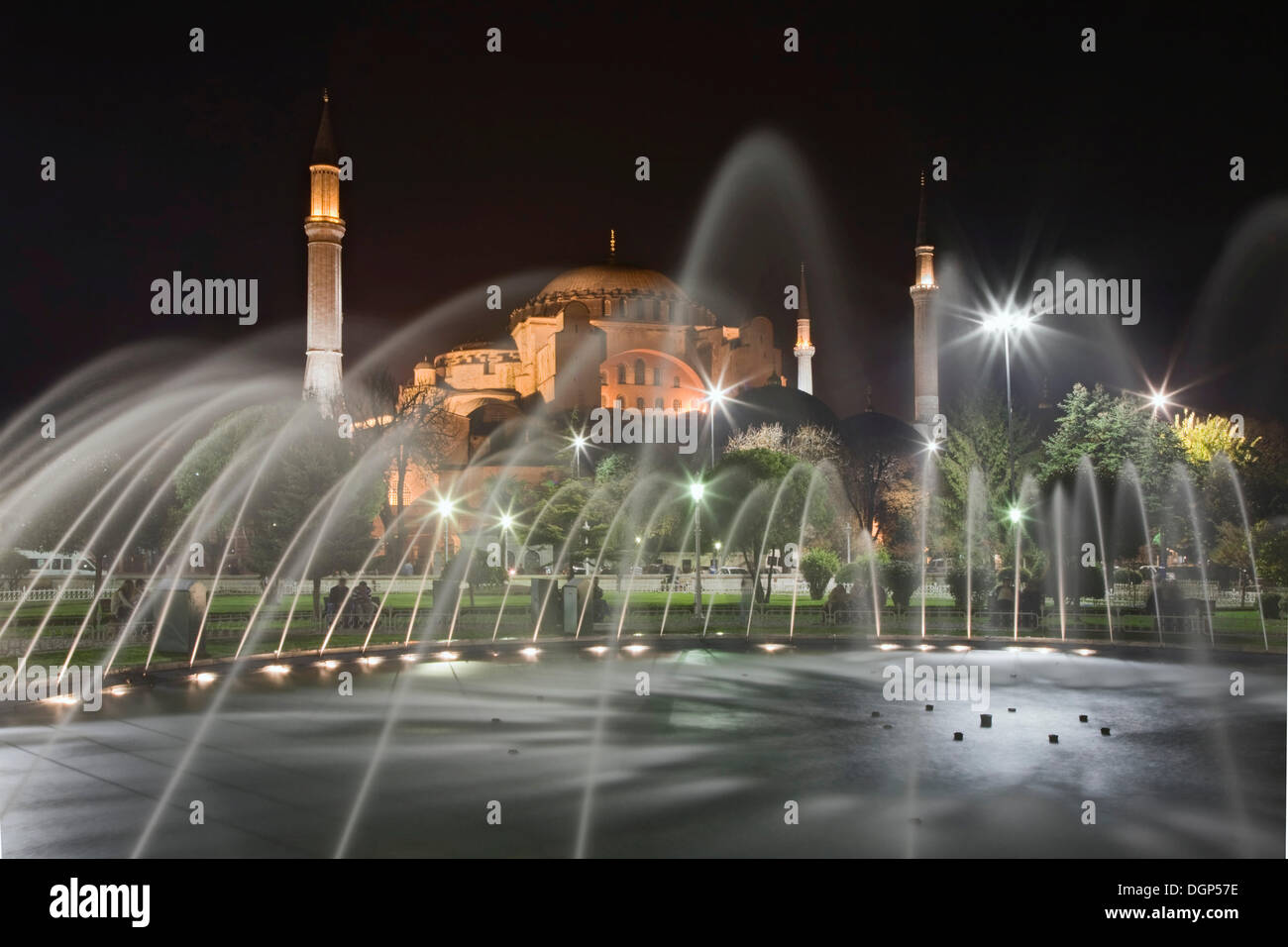 Sainte-sophie, la mosquée Sainte-Sophie, Istanbul, Turquie Banque D'Images