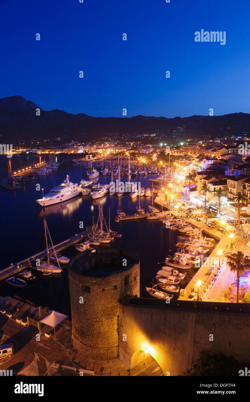 Calvi, La Balagne, l'ouest de la Corse, Corse, France, Europe Banque D'Images
