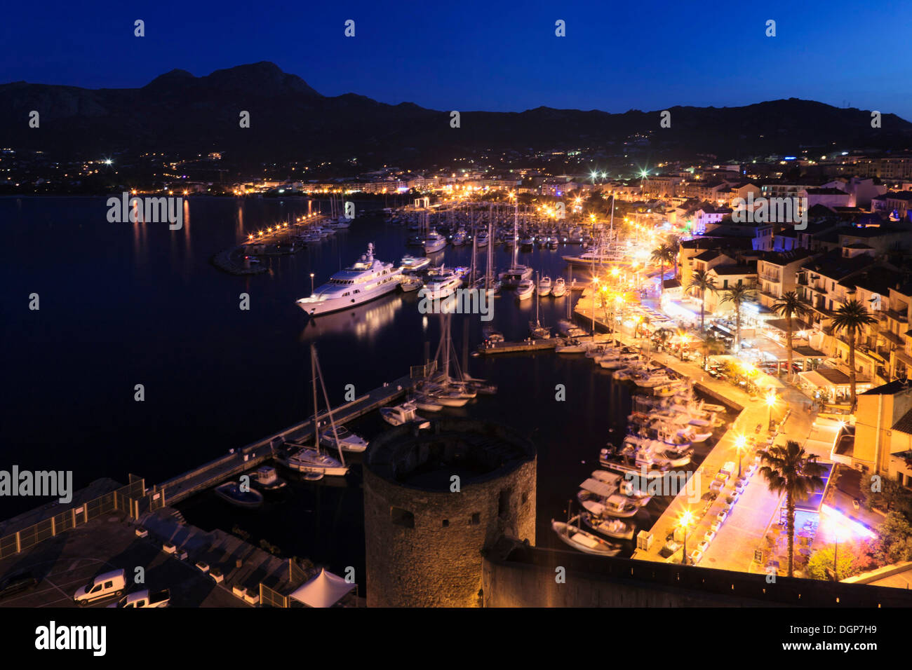 Calvi, La Balagne, l'ouest de la Corse, Corse, France, Europe Banque D'Images