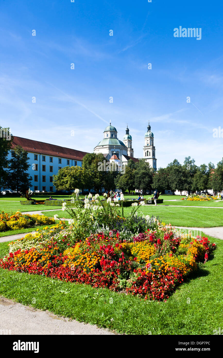 Allemagne, Bavière, vue sur St Basilique Lorenz Banque D'Images