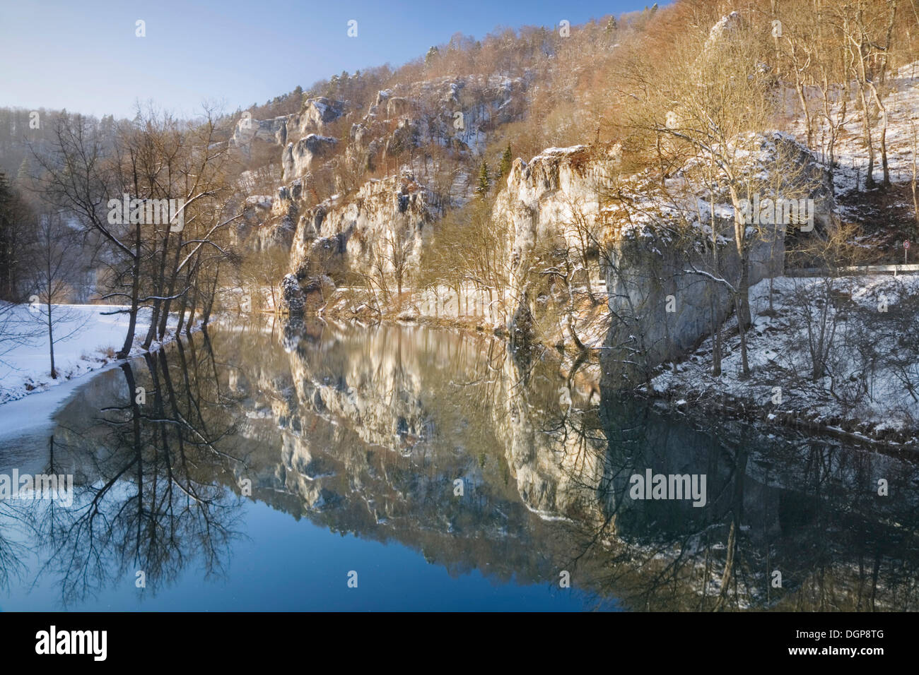 Naturpark Obere Donau nature park, Jura souabe, Bade-Wurtemberg Banque D'Images