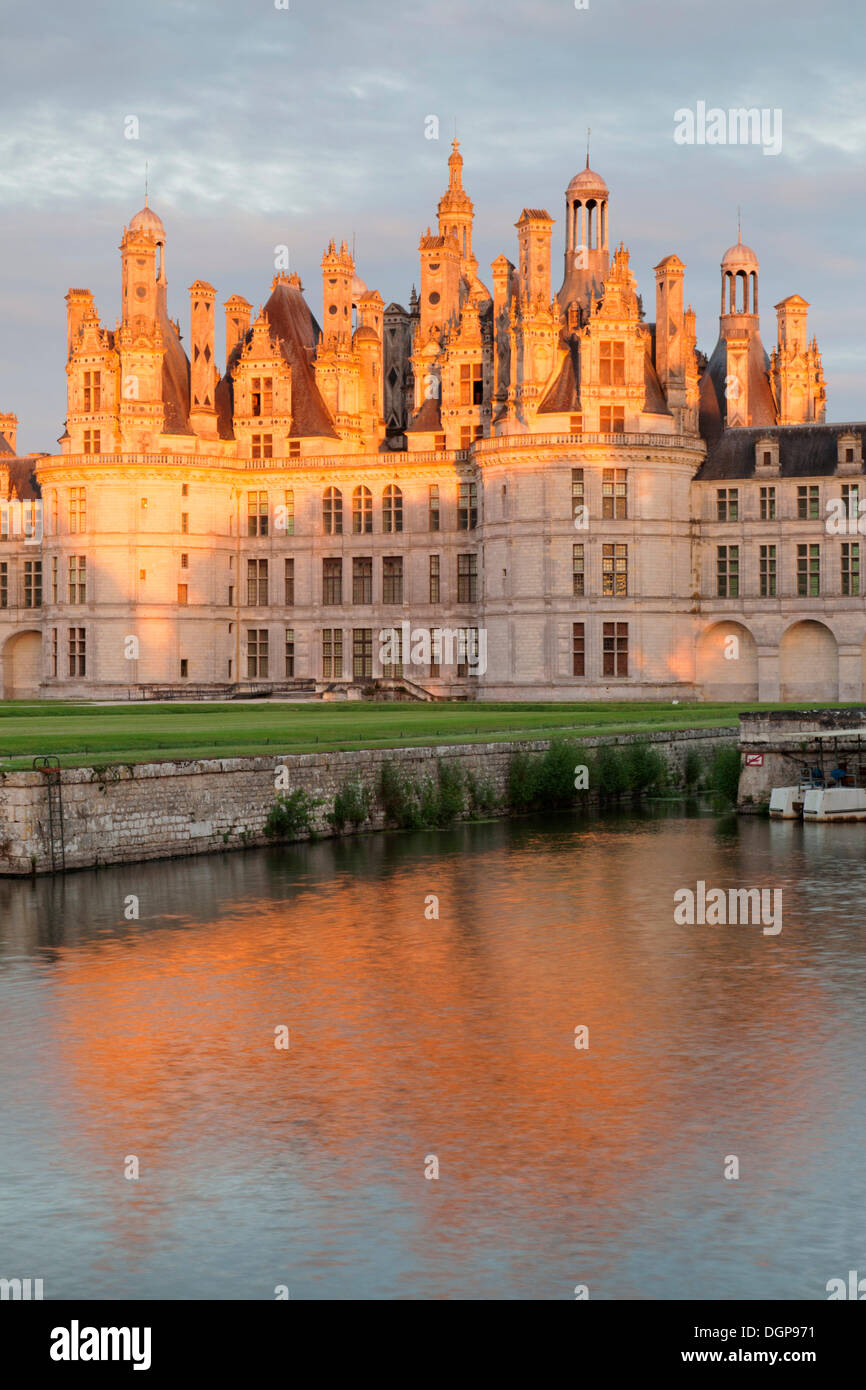 Château de Chambord, façade nord, département de Loire et Cher, région Centre, France, Europe Banque D'Images