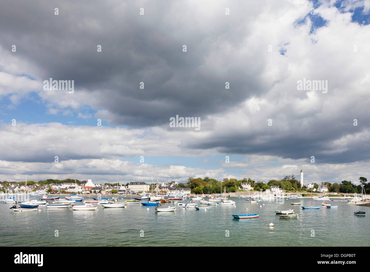 Port de Bénodet, Bénodet, Bretagne, France Banque D'Images