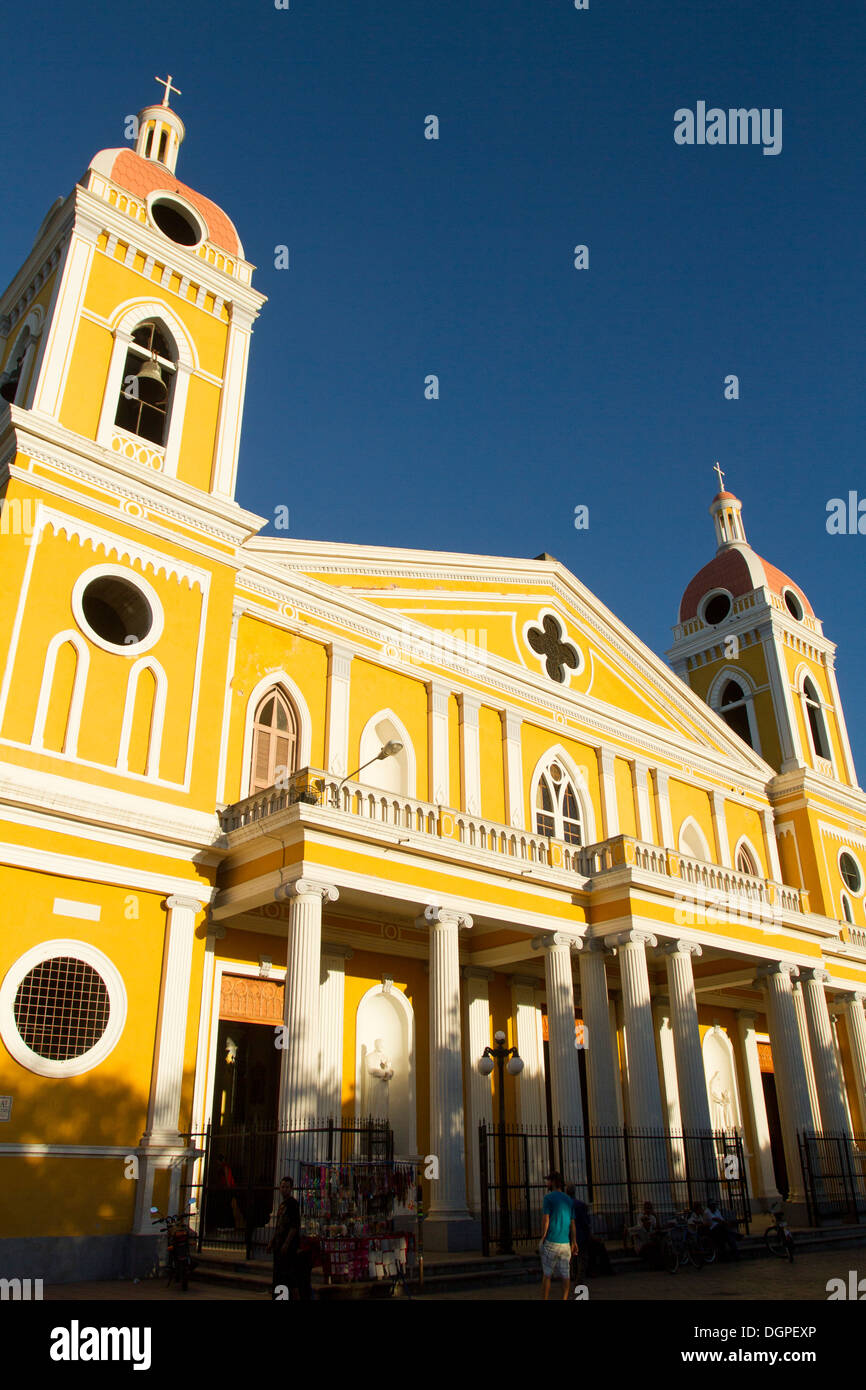 Cathédrale de Grenade, au Nicaragua. Banque D'Images