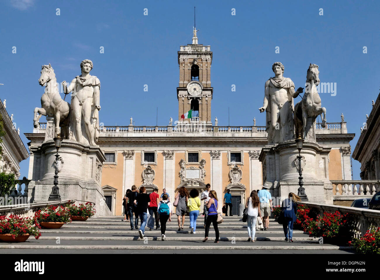 Musées du Capitole à Rome, Italie, Europe Banque D'Images