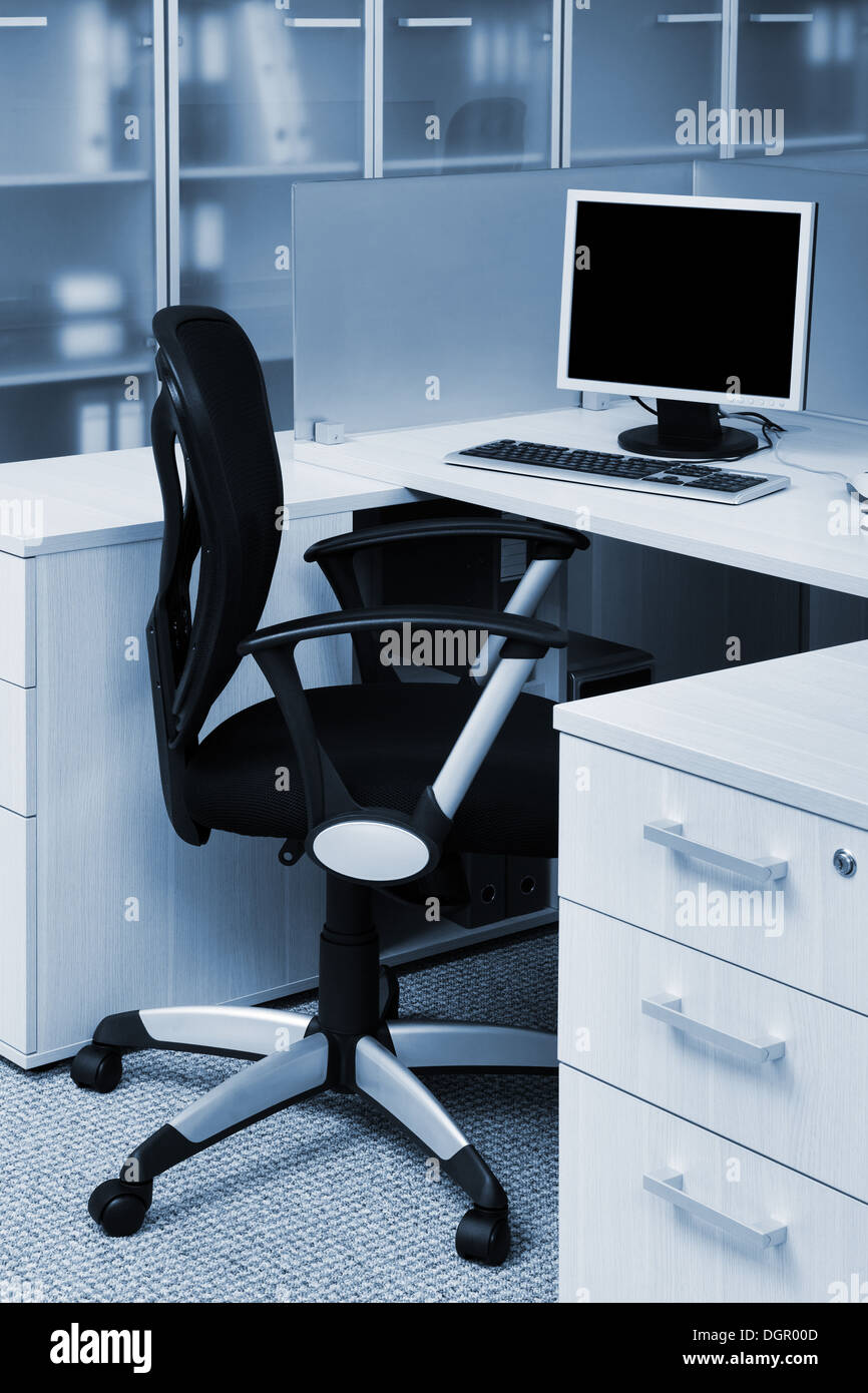 Sur un ordinateur de bureau Banque D'Images