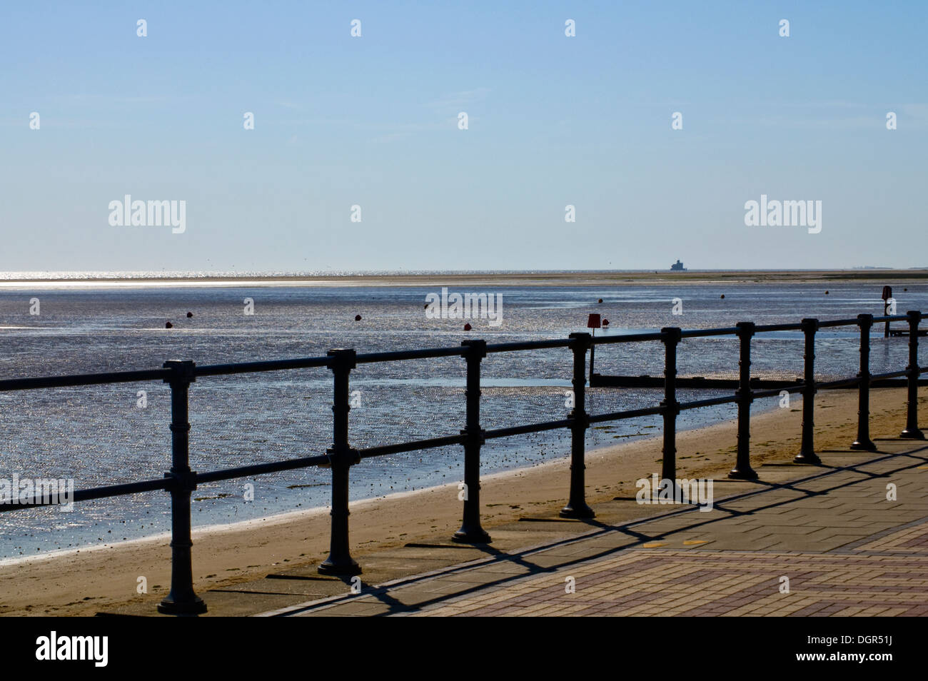 ,Plage,printemps Cleethorpes, North East Lincolnshire Banque D'Images