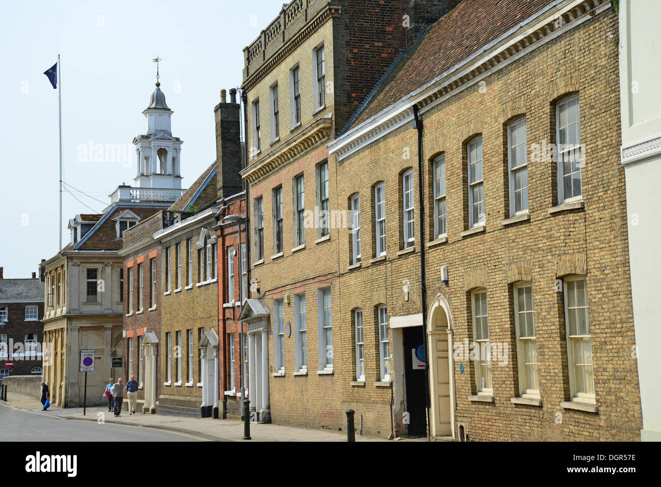 King Street, King's Lynn, Norfolk, Angleterre, Royaume-Uni Banque D'Images