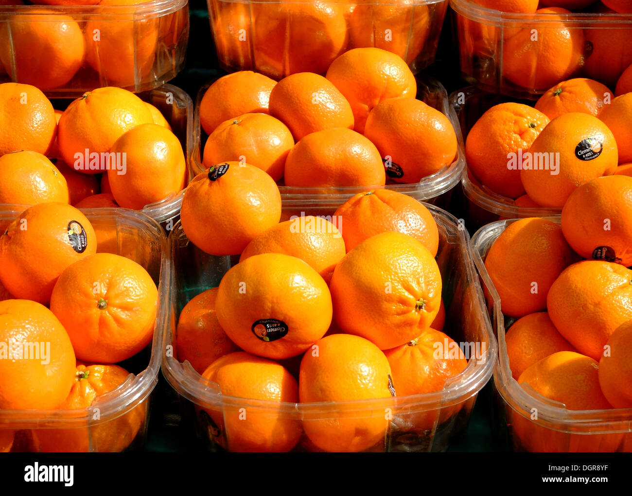 Mandarine, de jardiniers rue Mouffetard,Paris,France Banque D'Images
