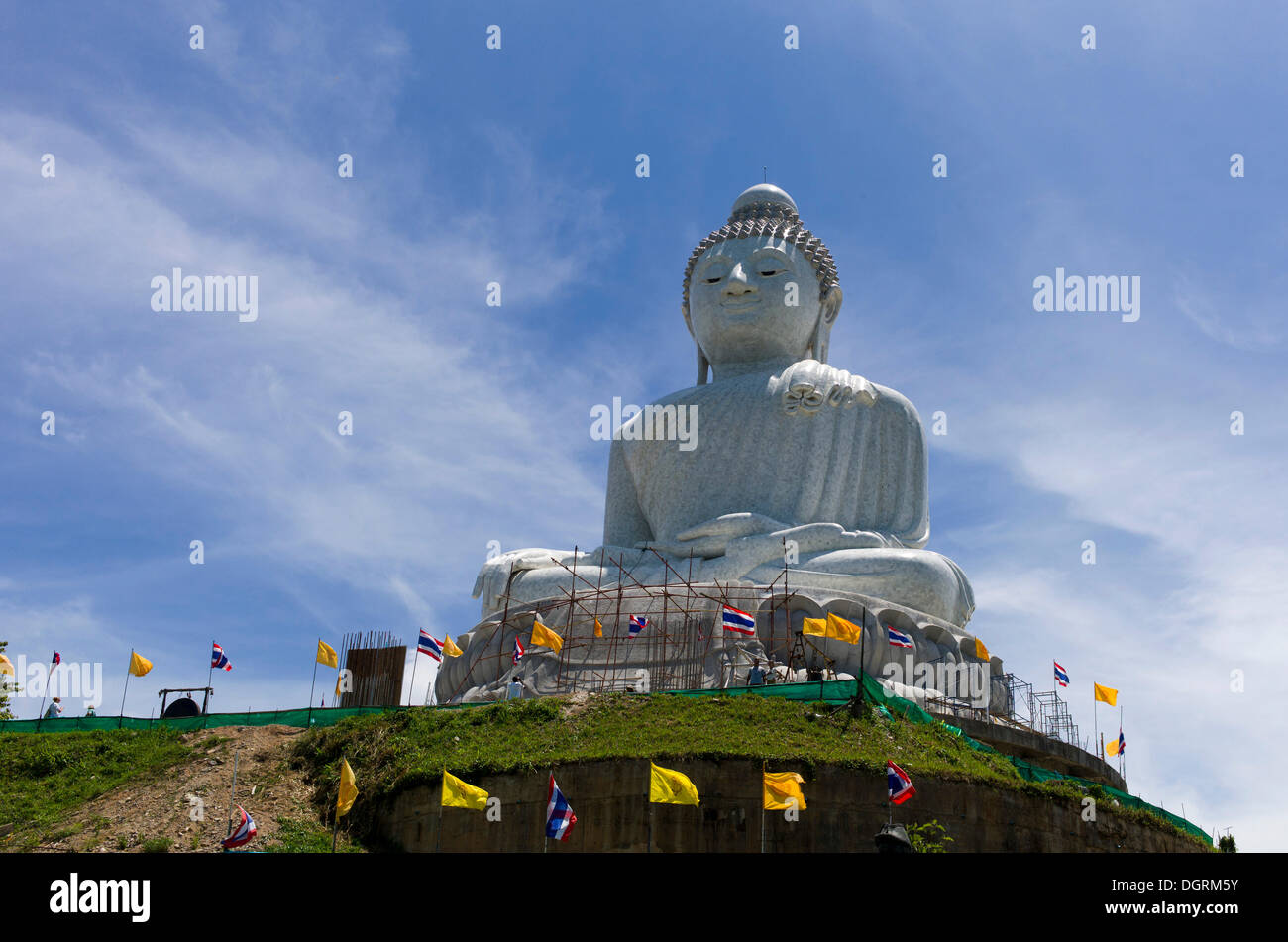 Statue de Bouddha, Grand Bouddha de Phuket, la plus grande statue de Bouddha, Ban Kata, l'île de Phuket, Thaïlande, Asie Banque D'Images