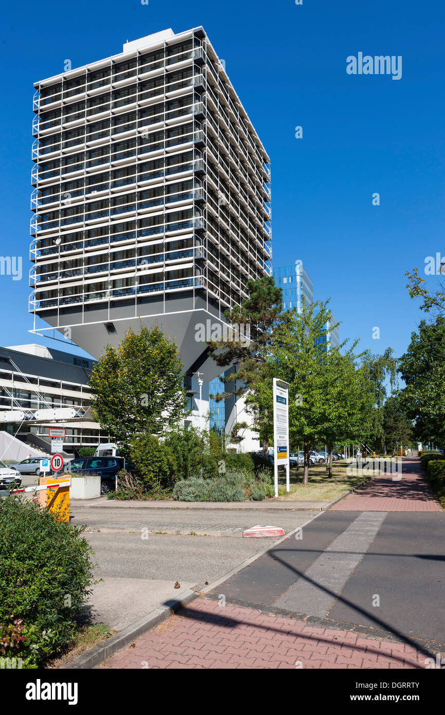 Bâtiment Olivetti par l'architecte Egon Eiermann, Lyoner Strasse street, quartier des affaires de Niederrad, Frankfurt am Main, Hesse Banque D'Images