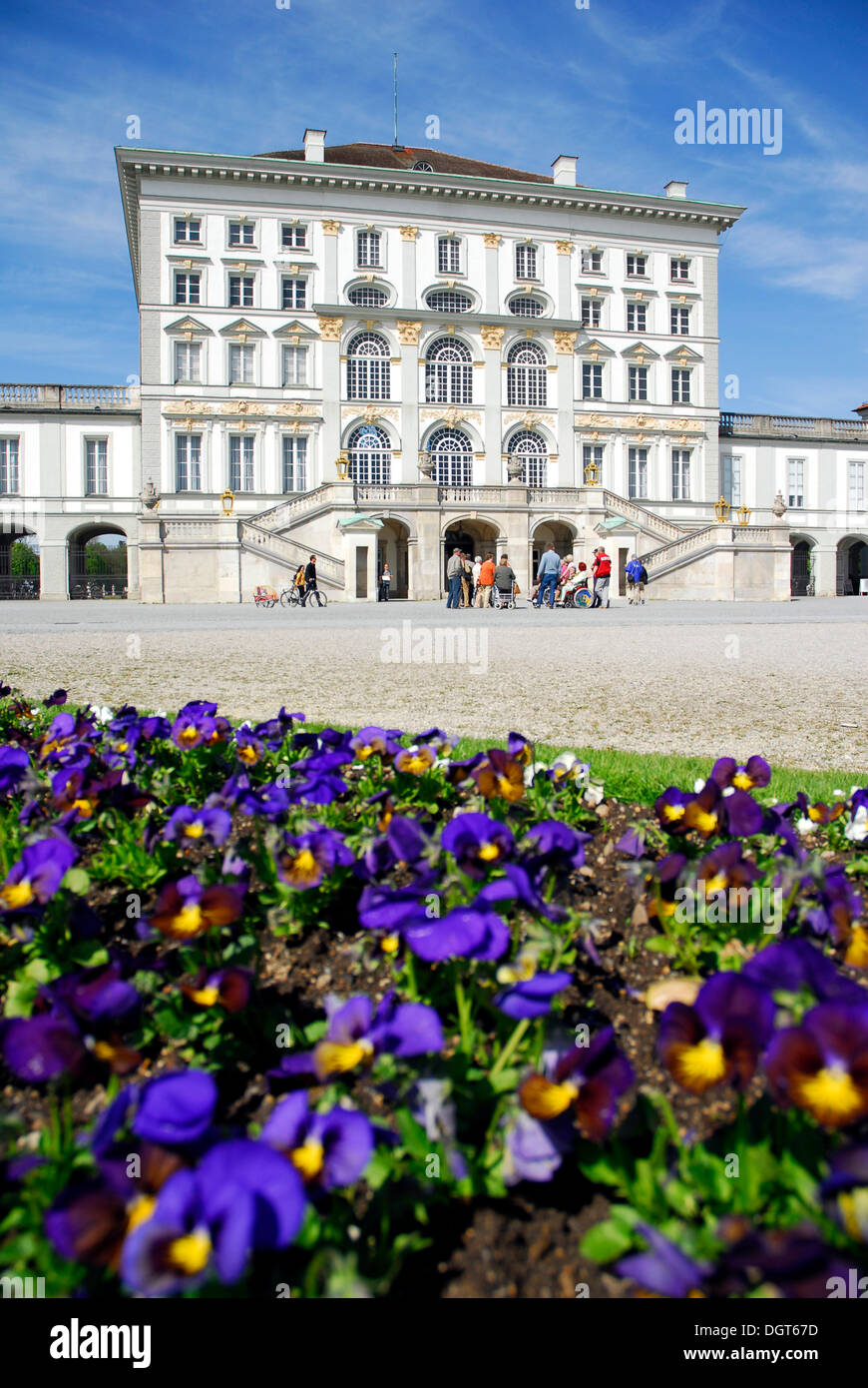Image of Nymphenburg Palace hydrangeas