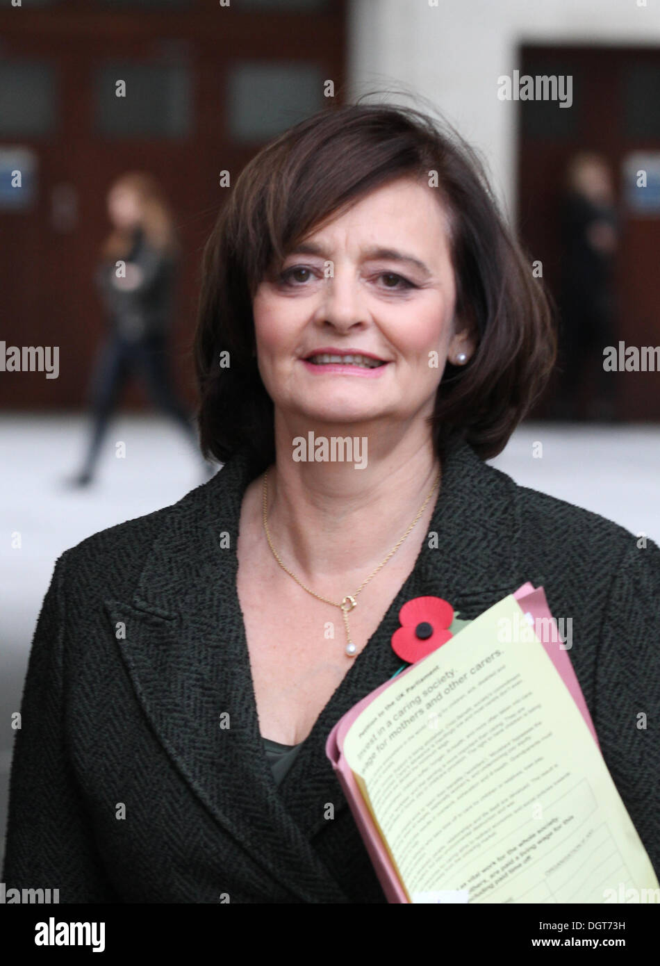 Cherie Blair vu à la BBC à Londres. Crédit : Simon Matthews/Alamy Live News Banque D'Images