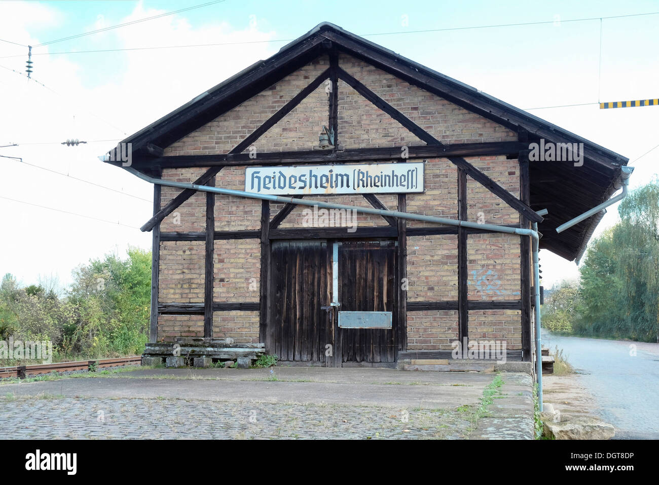 Ancienne gare marchandises entrepôt,remise,vieux,historique Banque D'Images