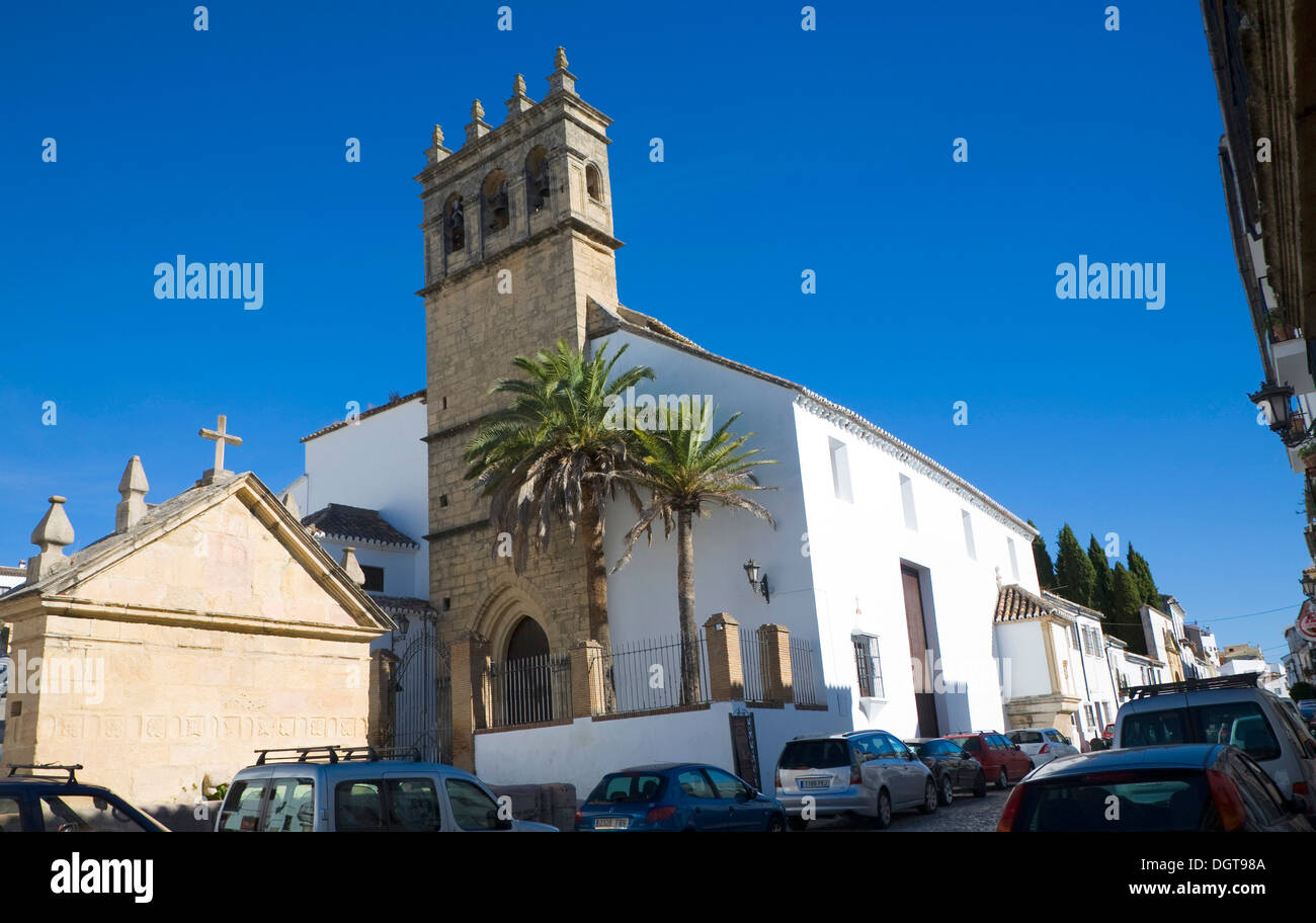 L'église historique Eglise de Nuestro Padre Jesus Ronda Espagne Banque D'Images