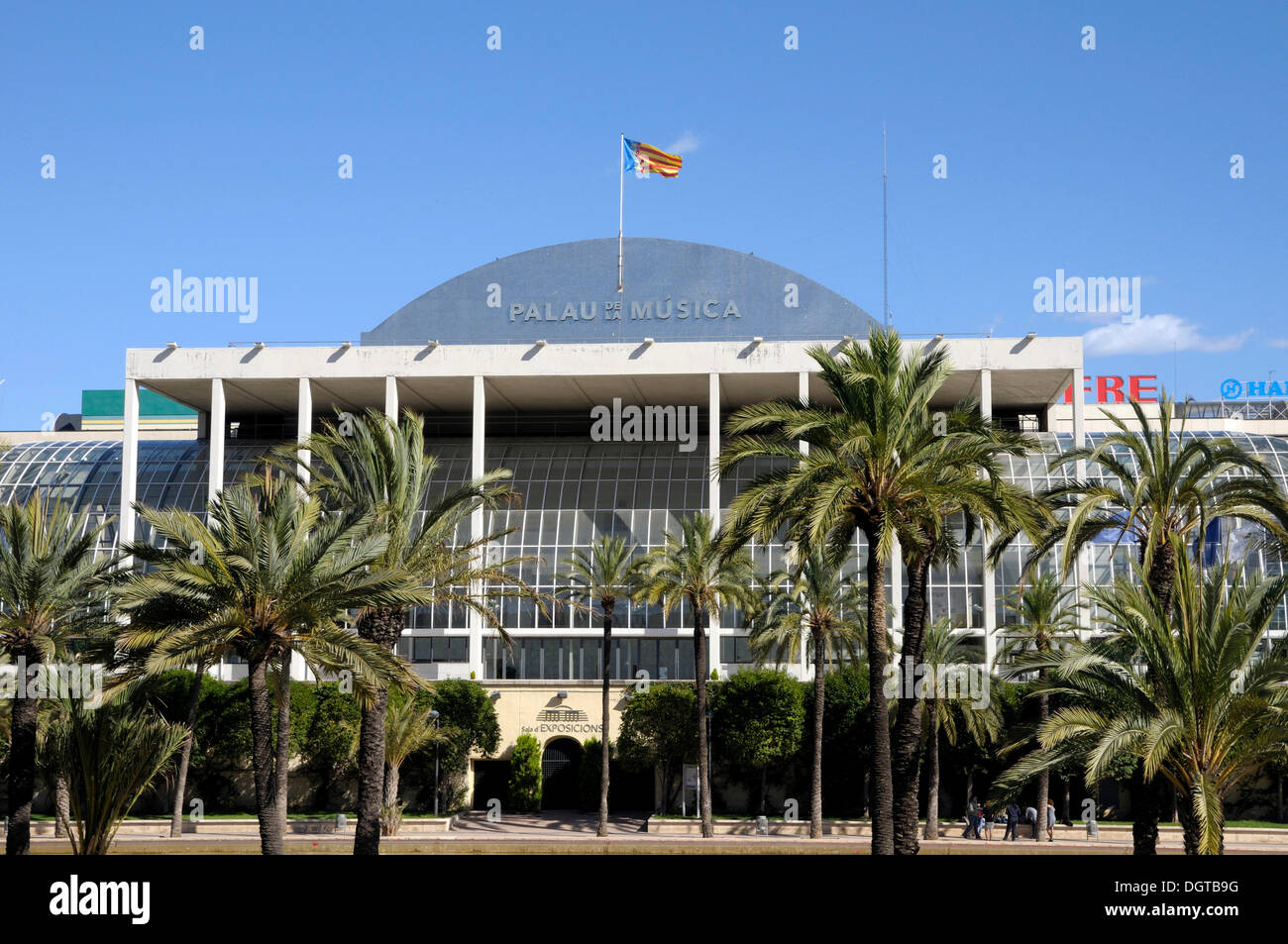Palais de la musique, du Palau de la Música, Valencia, Espagne, Europe Banque D'Images