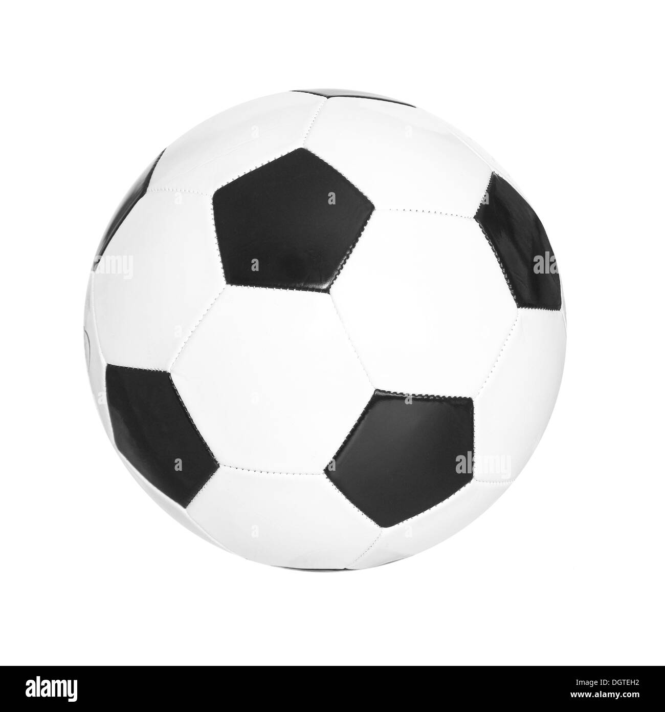Foot Ball sur fond blanc Banque D'Images
