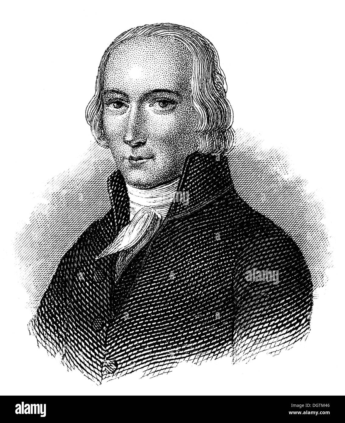 Friedrich Ludwig Schröder, 1744-1816, un acteur allemand, manager et le dramaturge, Banque D'Images