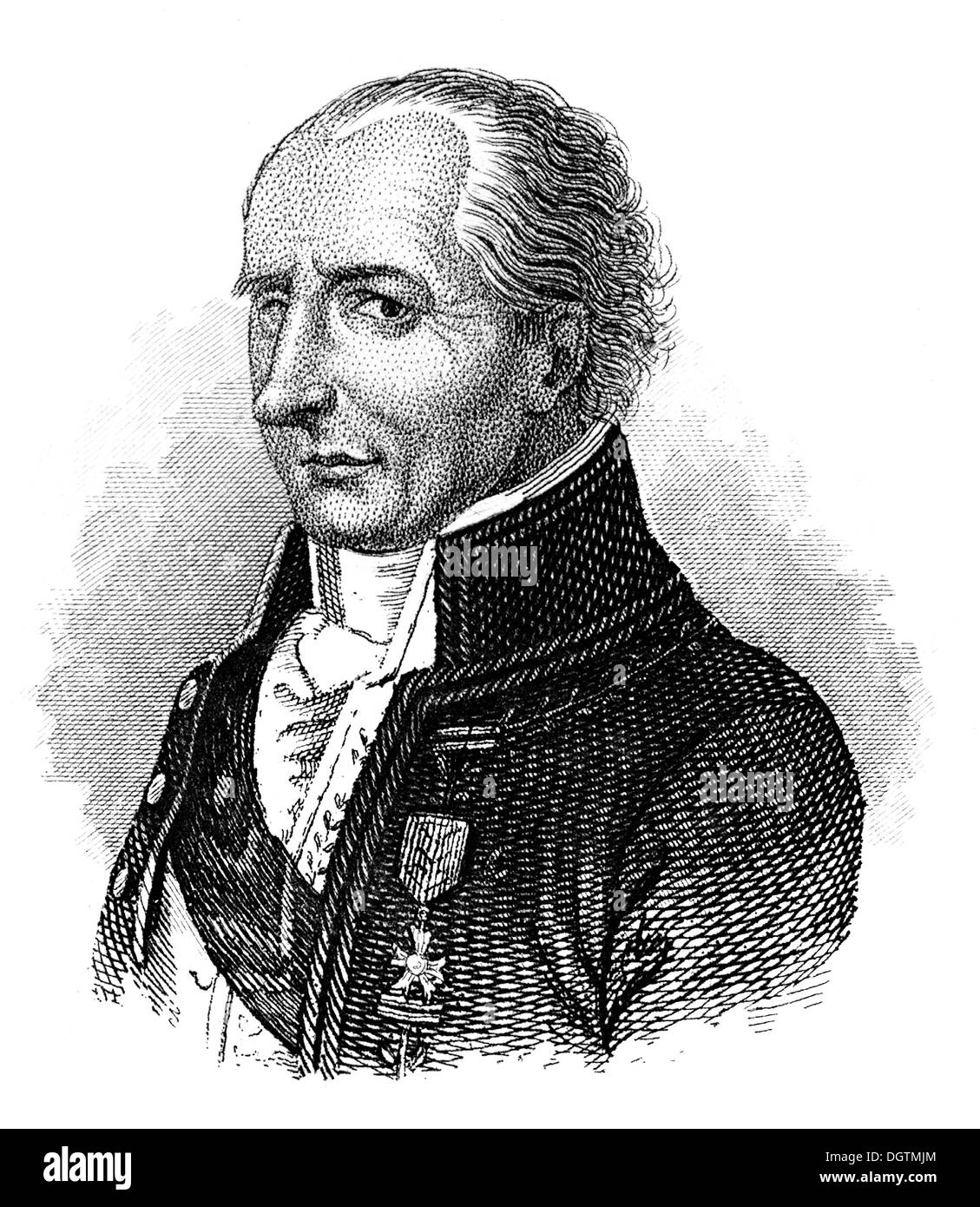 Antoine Laurent de Jussieu, 1748 - 1836, un botaniste français, Banque D'Images