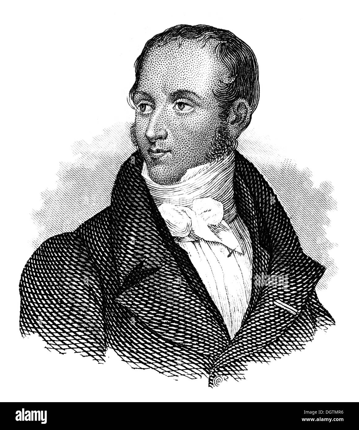 François Pierre Guillaume Guizot, 1787 - 1874, un historien français, orateur, et plus Banque D'Images