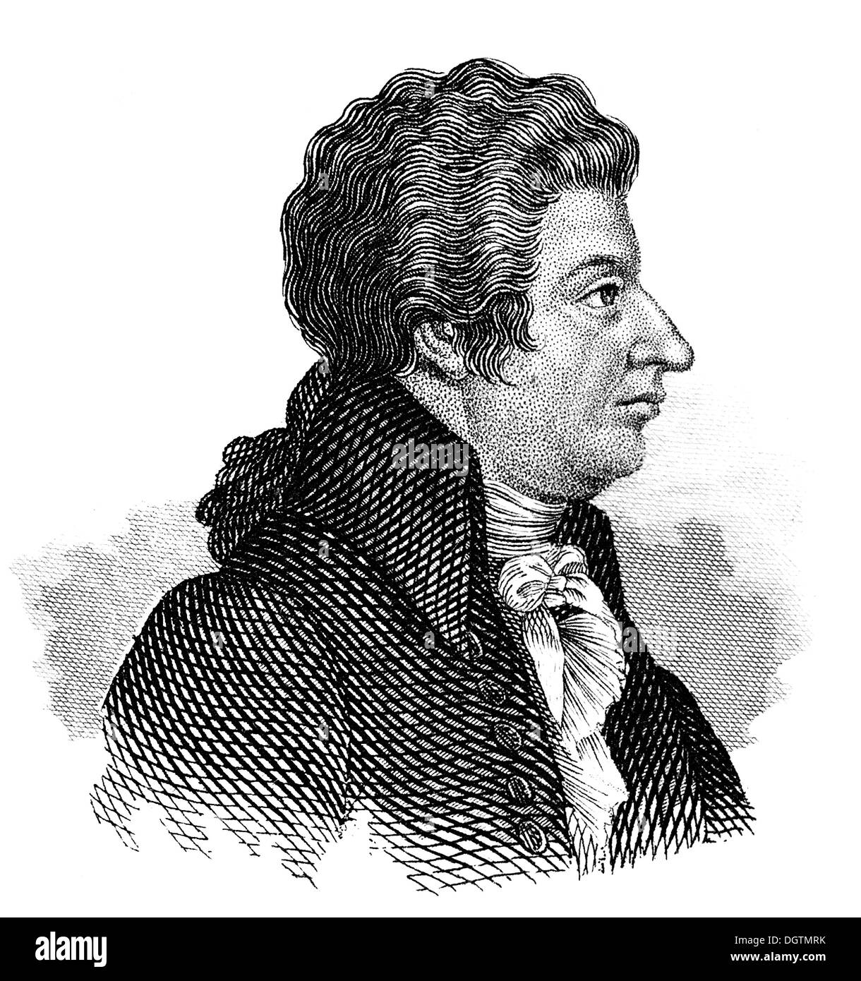 Wolfgang Amadeus Mozart, 1756 - 1791, un compositeur de la première école de Vienne, Banque D'Images