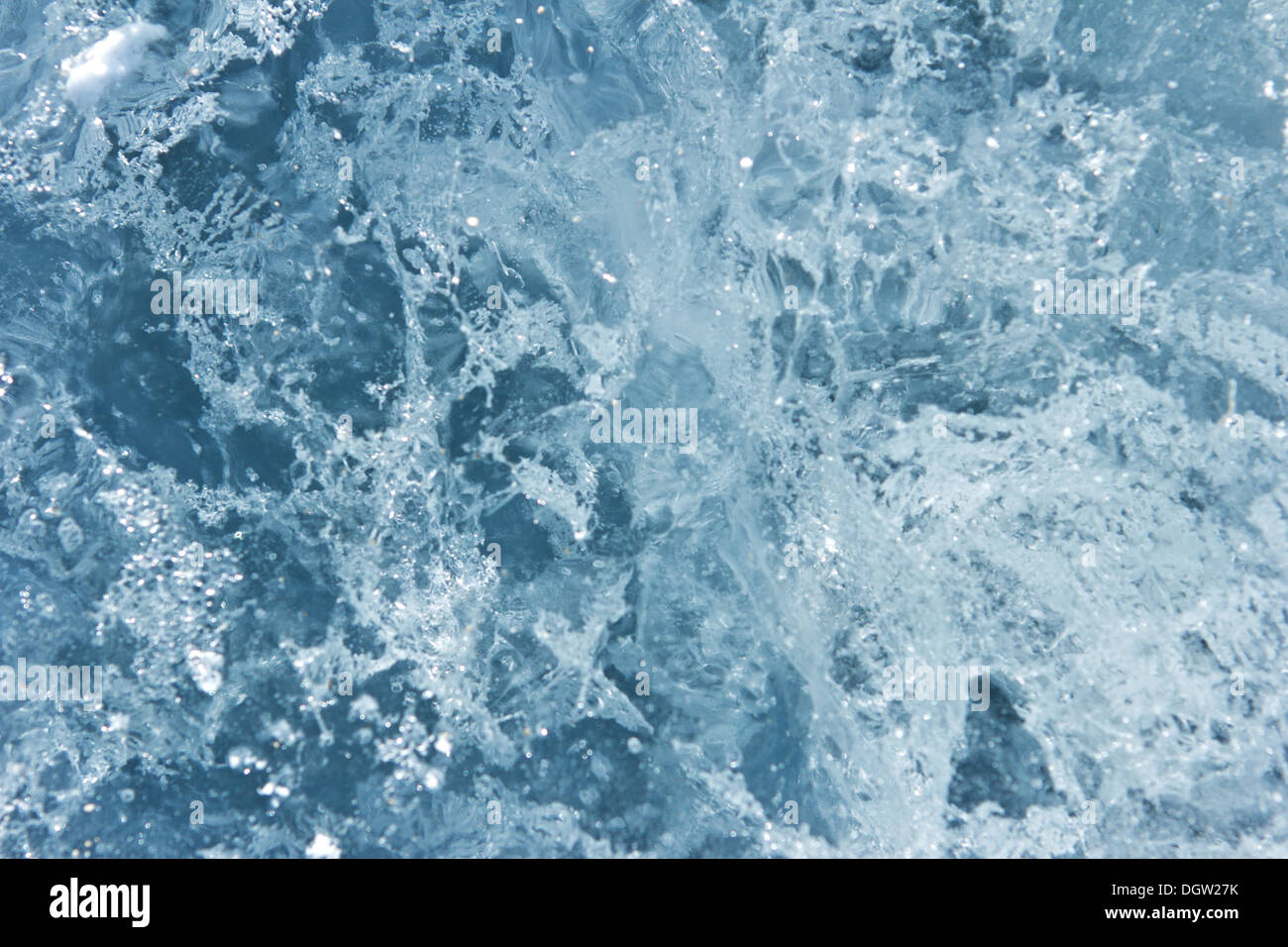 La texture de la glace de l'eau douce Banque D'Images