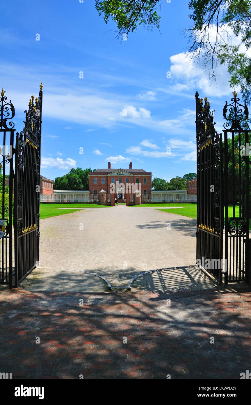 Tryon Palace, New Bern, Caroline du Nord, États-Unis Banque D'Images