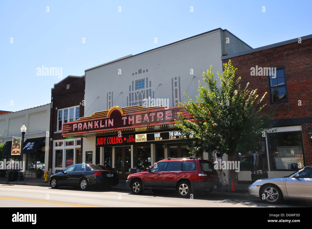 Cinéma à Franklin, Tennessee, États-Unis Banque D'Images