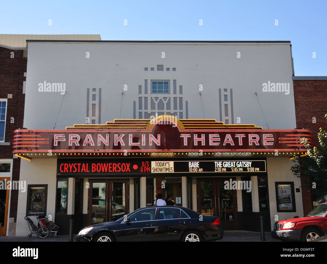 Cinéma à Franklin, Tennessee, États-Unis Banque D'Images