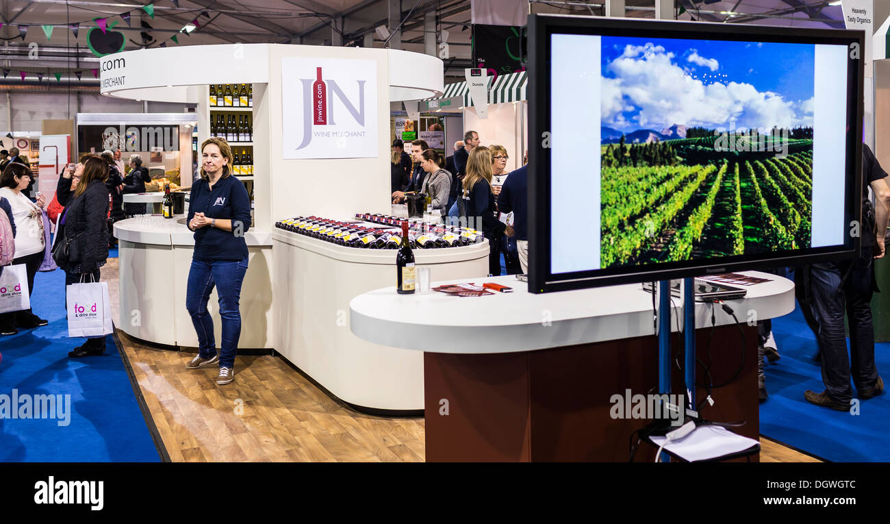 Les exposants à l'Irlande du Nord montrent des aliments et boissons, King's Hall Balmoral, Belfast, en Irlande du Nord Banque D'Images